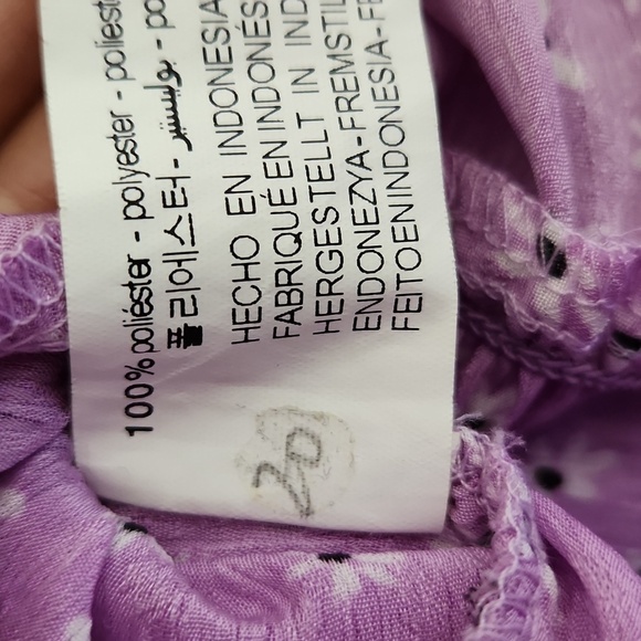 ZARA | floral lilac top tier print blogger fav sz LARGE - Picture 6 of 7